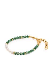 Nialaya Jewelry Parelarmband - Groen