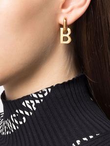 Balenciaga B Chain XL oorbellen - Goud