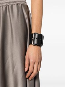 Fabiana Filippi Leren armband - Zwart