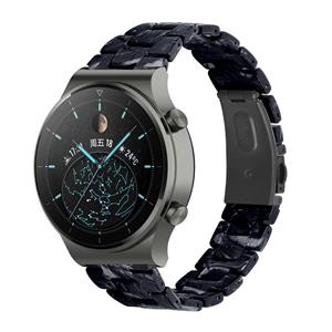Strap-it Huawei Watch GT 2 Pro resin band (zwart/wit)