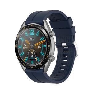Strap-it Huawei Watch GT 2 extreme silicone band (donkerblauw)