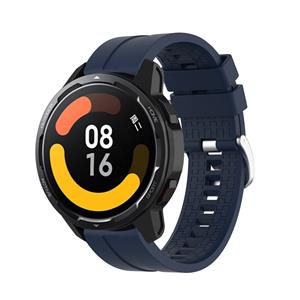 Strap-it Xiaomi Watch S1 extreme silicone band (donkerblauw)