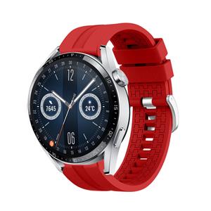 Strap-it Huawei Watch GT 3 46mm extreme silicone band (rood)