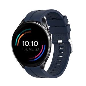 Strap-it OnePlus Watch extreme silicone band (donkerblauw)