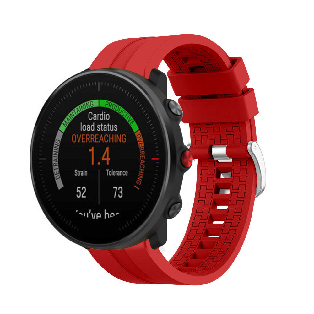 Strap-it Polar Vantage M extreme silicone band (rood)