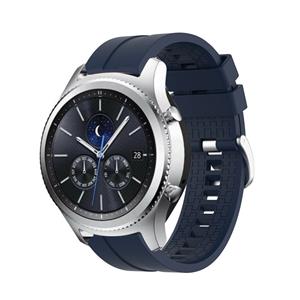 Strap-it Samsung Gear S3 extreme silicone band (donkerblauw)