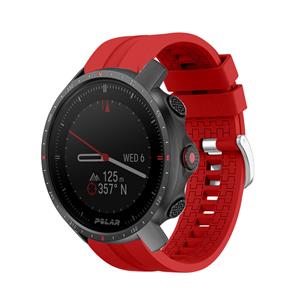 Strap-it Polar Grit X Pro extreme silicone band (rood)