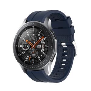 Strap-it Samsung Galaxy Watch 46mm extreme silicone band (donkerblauw)