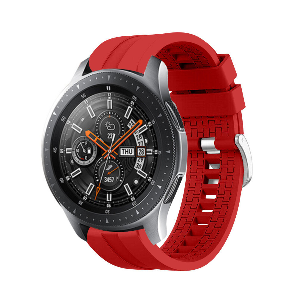 Strap-it Samsung Galaxy Watch 46mm extreme silicone band (rood)