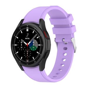 Strap-it Samsung Galaxy Watch 4 Classic 46mm siliconen bandje (lila)