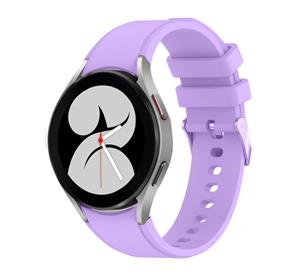 Strap-it Samsung Galaxy Watch 4 - 44mm siliconen band (lila)