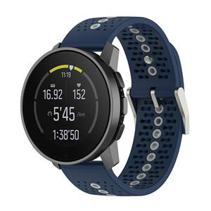 Strap-it Suunto 9 Peak siliconen bandje (blauw/grijs)