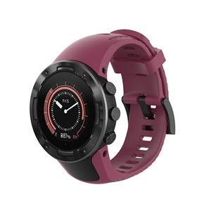 Strap-it Suunto 5 siliconen bandje (rosé rood)