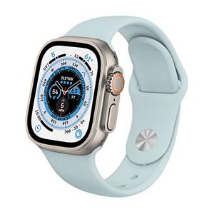 Strap-it Apple Watch Ultra sportband (lichtblauw)