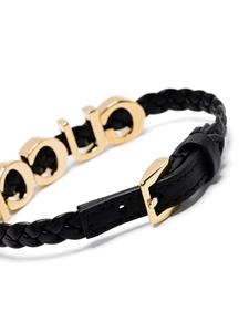 Gucci Leren armband - Zwart