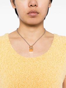 Marni logo-pendant chain necklace - Goud