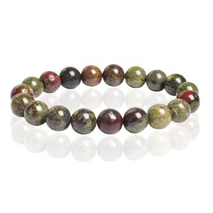 Memphis Natuursteen Armband 10mm - Dragon Blood Stone