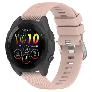 Strap-it Garmin Forerunner 265 siliconen bandje (roze)