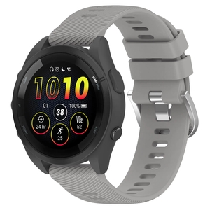 Strap-it Garmin Forerunner 265 siliconen bandje (lichtgrijs)