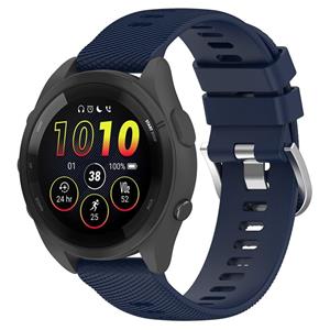 Strap-it Garmin Forerunner 265 siliconen bandje (donkerblauw)