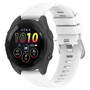 Strap-it Garmin Forerunner 265 siliconen bandje (wit)