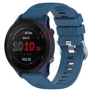 Strap-it Garmin Forerunner 255 siliconen bandje (blauw)