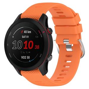 Strap-it Garmin Forerunner 255 siliconen bandje (oranje)