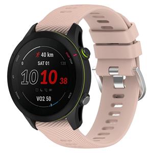 Strap-it Garmin Forerunner 255 siliconen bandje (roze)