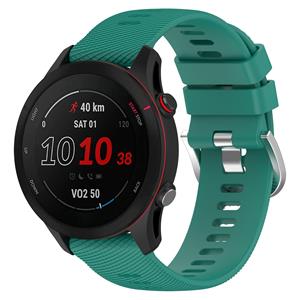 Strap-it Garmin Forerunner 255 siliconen bandje (dennengroen)