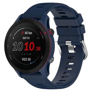 Strap-it Garmin Forerunner 255 siliconen bandje (donkerblauw)