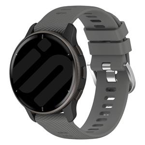 Strap-it Garmin Venu 2 siliconen bandje (donkergrijs)