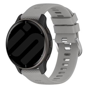 Strap-it Garmin Venu 2 siliconen bandje (lichtgrijs)