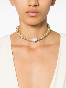 Magda Butrym embellished choker necklace - Goud