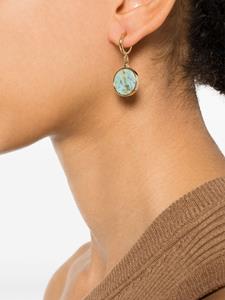 ISABEL MARANT Casablaca stone-pendant earrings - Blauw