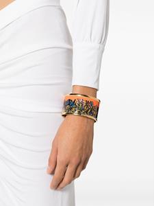 Moschino Armband met gegraveerd logo - Oranje
