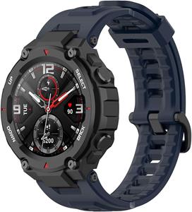 Strap-it Amazfit T-Rex (Pro) siliconen bandje (donkerblauw)