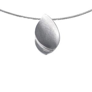 Gedenkartikelen Design ashanger van zilver met asbuisje