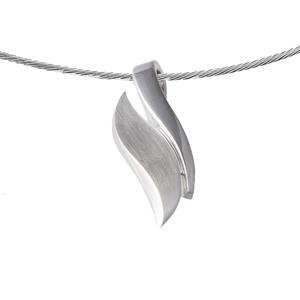 Gedenkartikelen Design ashanger van zilver met asbuisje