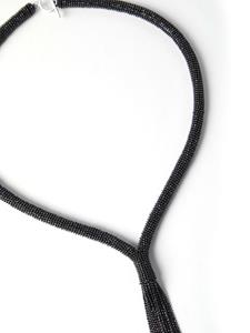Brunello Cucinelli Halsketting met kralen - Zwart
