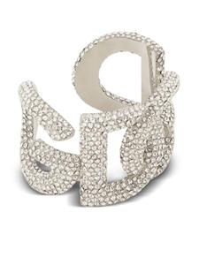 Dolce & Gabbana Armband verfraaid met kristallen - Zilver