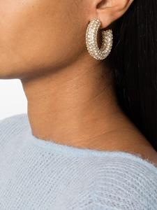 Jacquemus rhinestone-embellished chunky hoops - Goud