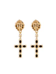 Dolce & Gabbana Oorbellen met kruis - Goud
