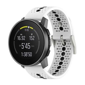 Strap-it Suunto Vertical siliconen bandje (wit/zwart)