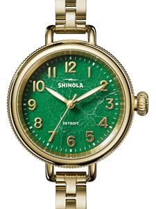 Shinola The Birdy horloge - Groen