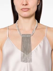 Peserico Maxi halsketting met franje detail - Zilver