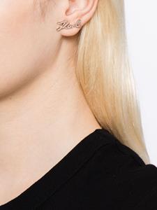Karl Lagerfeld K/Signature pavé stud earrings - Goud