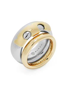 Tory Burch Essential ringen (set van twee) - Zilver