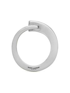 Saint Laurent Ring met overlap - Zilver