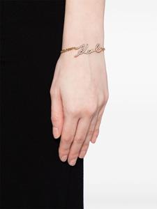 Karl Lagerfeld K/Signature pavé bracelet - Zilver