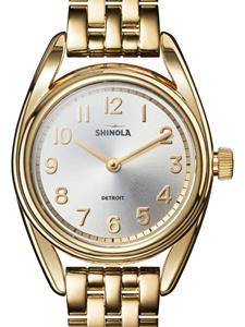 Shinola The Derby horloge - Goud